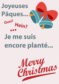 Joyeux Noël : un vœu un peu confus